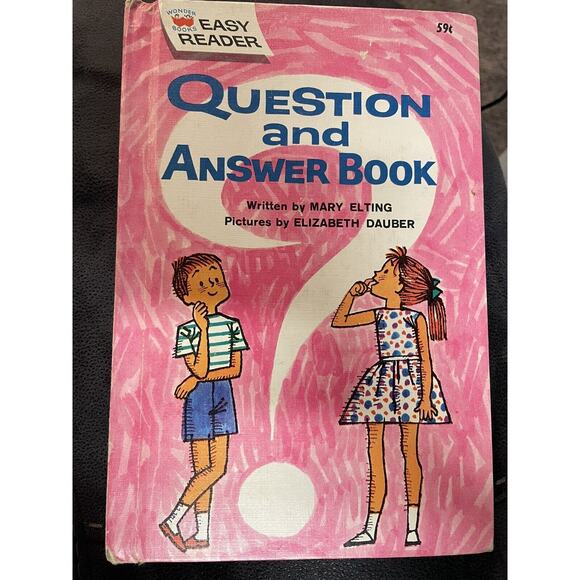 Question and Answer Book Vintage Easy Reader by Mary Elting 1963 - Picture 1 of 7